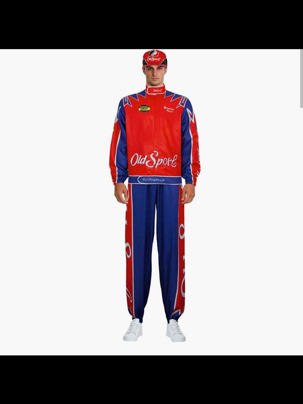 Men's Cal Naughton Jr. "Old Spice" racing suit costume